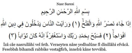 Nasr Duas