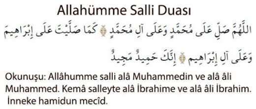 Salavat Duaları Okunuşu ve Anlamı